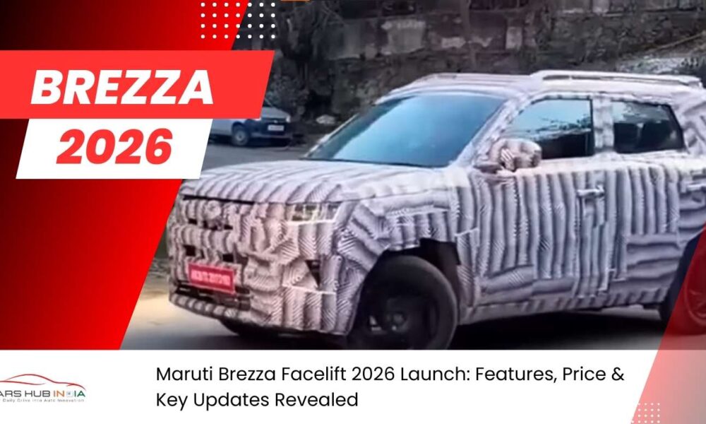 Maruti Brezza Facelift 2026 Revealed
