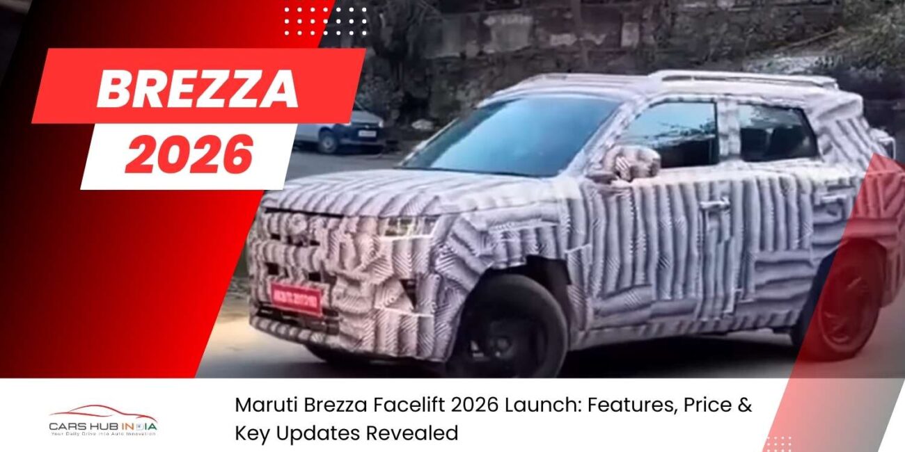 Maruti Brezza Facelift 2026 Revealed